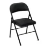 COSCO Black Padded Fabric Folding Chair -COSCO Store 810135272