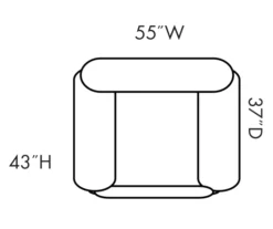 Stallion Brown Snuggle Up Recliner -COSCO Store 810168898 5