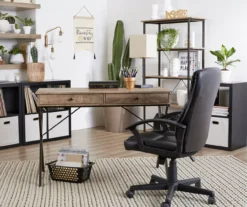 Real Living Rustic 2-Drawer Writing Desk 30 Real Living Rustic 2-Drawer Writing Desk -COSCO Store 810343918 3