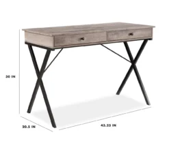 Real Living Rustic 2-Drawer Writing Desk 33 Real Living Rustic 2-Drawer Writing Desk -COSCO Store 810343918 9