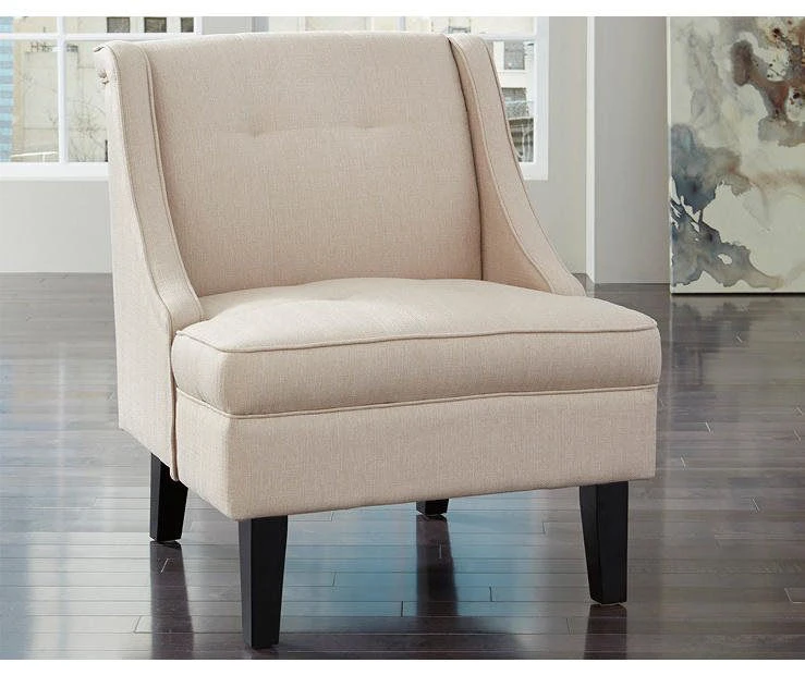 Clarinda Cream Accent Chair 11 Clarinda Cream Accent Chair - Image 9