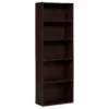 Dark Russet Brown 5-Shelf Bookcase 2 Dark Russet Brown 5-Shelf Bookcase -COSCO Store 810367636