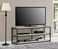 Faux Concrete TV Stand -COSCO Store 810369279 1