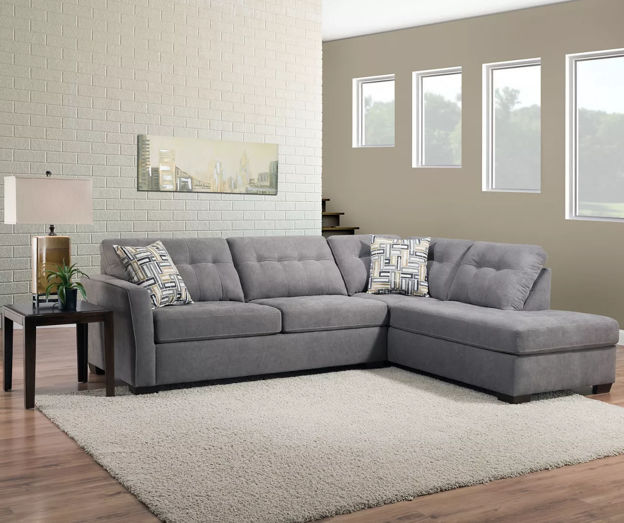 Lane Home Solutions Pasadena Gray Living Room Sectional 3 Lane Home Solutions Pasadena Gray Living Room Sectional