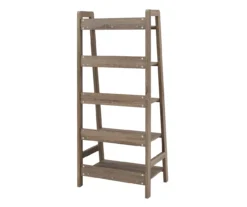 Margo Gray 5-Shelf Ladder Bookcase -COSCO Store 810386286 A2