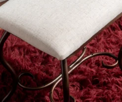 Heather Metal Adjustable Mirror Vanity Set With Stool -COSCO Store 810389409 A8 9