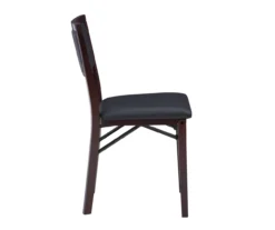 Brown Classic Open Back Folding Chairs, 2-Pack -COSCO Store 810389460 A1