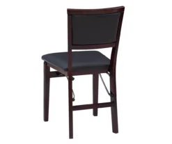 Brown Classic Open Back Folding Chairs, 2-Pack -COSCO Store 810389460 A2 1