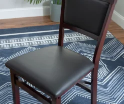 Brown Classic Open Back Folding Chairs, 2-Pack -COSCO Store 810389460 B8