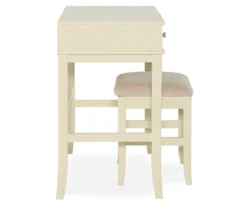 Caroline Cream Mirror Vanity Set With Stool 13 Caroline Cream Mirror Vanity Set With Stool -COSCO Store 810389506 4