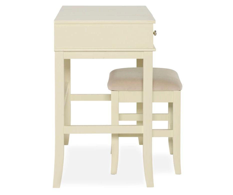 Caroline Cream Mirror Vanity Set With Stool 8 Caroline Cream Mirror Vanity Set With Stool - Image 6