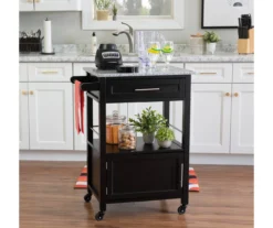 Ree Black Granite Top Kitchen Cart With Storage -COSCO Store 810389519 A0 4