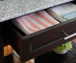 Ree Black Granite Top Kitchen Cart With Storage -COSCO Store 810389519 A8 8