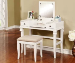 Martha Mirror Vanity Set With Stool -COSCO Store 810389524 1