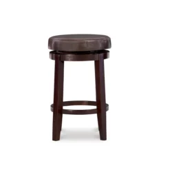 24" Clea Brown Counter Stool 13 24" Clea Brown Counter Stool -COSCO Store 810389529 4