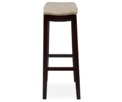31" Clay Walnut Pub Barstool 8 31" Clay Walnut Pub Barstool -COSCO Store 810389530 2