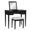Black Butterfly Mirror Vanity Set With Stool -COSCO Store 810389539 A0 1