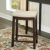 25" Clay Walnut Counter Stool -COSCO Store 810389541 1