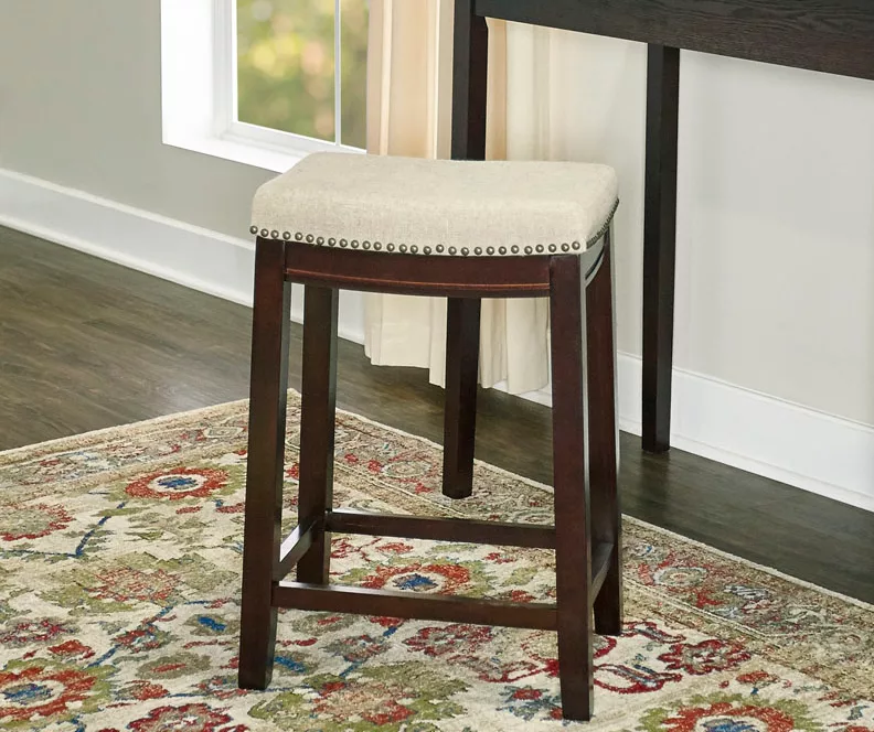 25" Clay Walnut Counter Stool 3 25" Clay Walnut Counter Stool