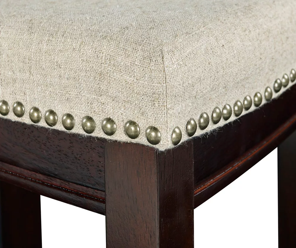 25" Clay Walnut Counter Stool 5 25" Clay Walnut Counter Stool - Image 3