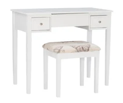 Butterfly Mirror Vanity Set With Stool -COSCO Store 810389543 A0 1