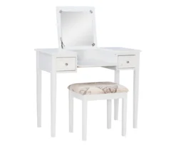 Butterfly Mirror Vanity Set With Stool -COSCO Store 810389543 A0 3