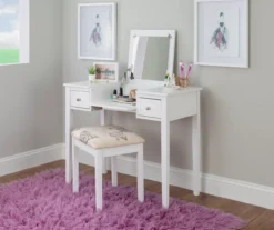 Butterfly Mirror Vanity Set With Stool -COSCO Store 810389543 A0 7