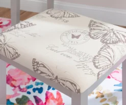 Butterfly Mirror Vanity Set With Stool -COSCO Store 810389544 B0 4