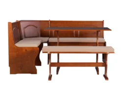 Beige Microfiber Cushion Set For Breakfast Nook 22 Beige Microfiber Cushion Set For Breakfast Nook -COSCO Store 810389546 A8 4