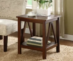Rockford Antique Tobacco End Table 22 Rockford Antique Tobacco End Table -COSCO Store 810389562 4