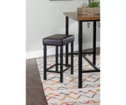 Luke Industrial 3-Piece Pub Table Set With Hooks -COSCO Store 810389576 A0 8