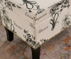 Claudia Botanical Storage Ottoman -COSCO Store 810389625 B8