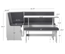 Maggie Breakfast Dining Nook -COSCO Store 810389663 D8 11
