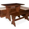 Cannon Walnut Backless Breakfast Nook -COSCO Store 810389665 2
