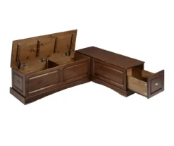 Cannon Walnut Backless Breakfast Nook -COSCO Store 810389665 A8 2