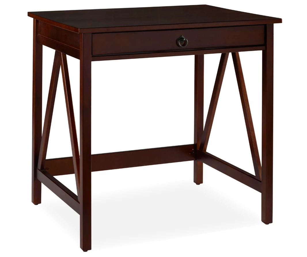 Rockford Antique Tobacco Small Writing Desk 3 Rockford Antique Tobacco Small Writing Desk