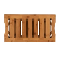 18" Pierce Bamboo Bathroom Stool -COSCO Store 810389685 5