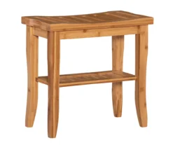 18" Pierce Bamboo Bathroom Stool -COSCO Store 810389685 A0 1