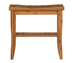 18" Pierce Bamboo Bathroom Stool -COSCO Store 810389685 A0 2