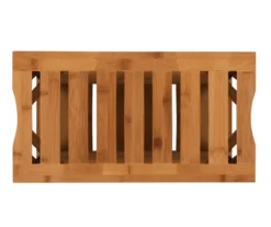 18" Pierce Bamboo Bathroom Stool -COSCO Store 810389685 A4