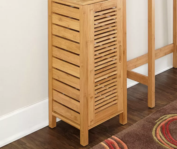 Pierce Bamboo Single Door Floor Cabinet 12 Pierce Bamboo Single Door Floor Cabinet - Image 10