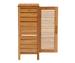 Pierce Bamboo Single Door Floor Cabinet 17 Pierce Bamboo Single Door Floor Cabinet -COSCO Store 810389686 A2 1
