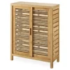 Pierce Bamboo Sliding Door Floor Cabinet -COSCO Store 810389687 1