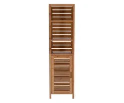 Pierce Bamboo 3-Shelf Tall Cabinet 20 Pierce Bamboo 3-Shelf Tall Cabinet -COSCO Store 810389688 A0 2