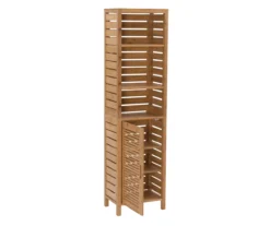 Pierce Bamboo 3-Shelf Tall Cabinet 25 Pierce Bamboo 3-Shelf Tall Cabinet -COSCO Store 810389688 A0 3