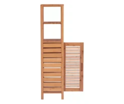 Pierce Bamboo 5-Shelf Mid Cabinet -COSCO Store 810389690 A1 2