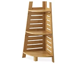 Pierce Bamboo 3-Tier Corner Shelf