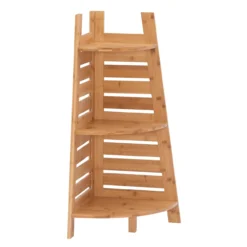 Pierce Bamboo 3-Tier Corner Shelf -COSCO Store 810389691 2