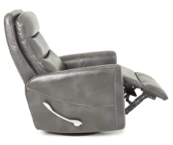 Real Living Bolero Faux Leather Swivel Glider Recliner -COSCO Store 810394206 2