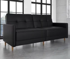Ameriwood Avianna Faux Leather Coil Futon -COSCO Store 810405140 2